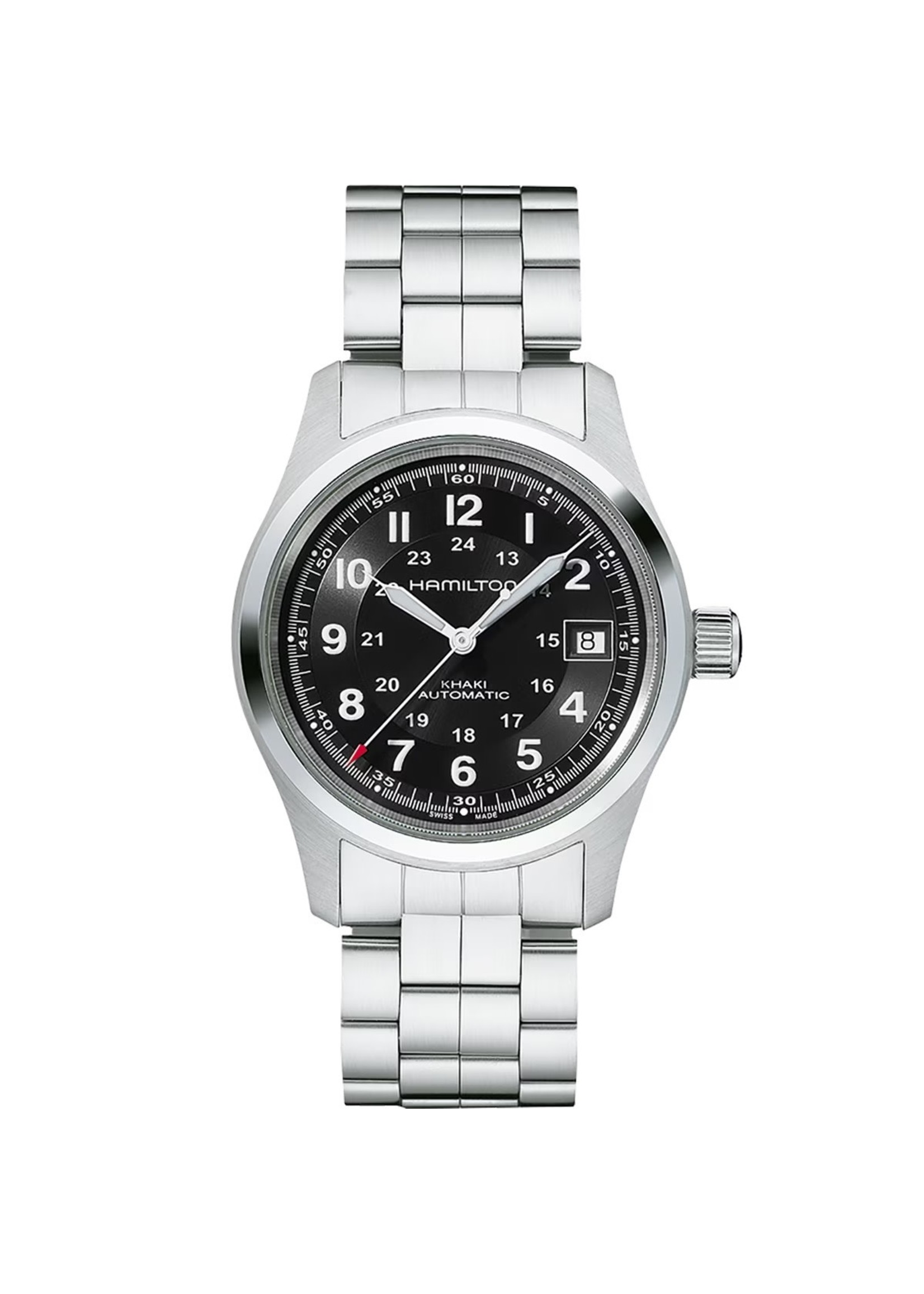 HAMILTON H70455133 Khaki Field Automatic Watch  Black Dial 38MM