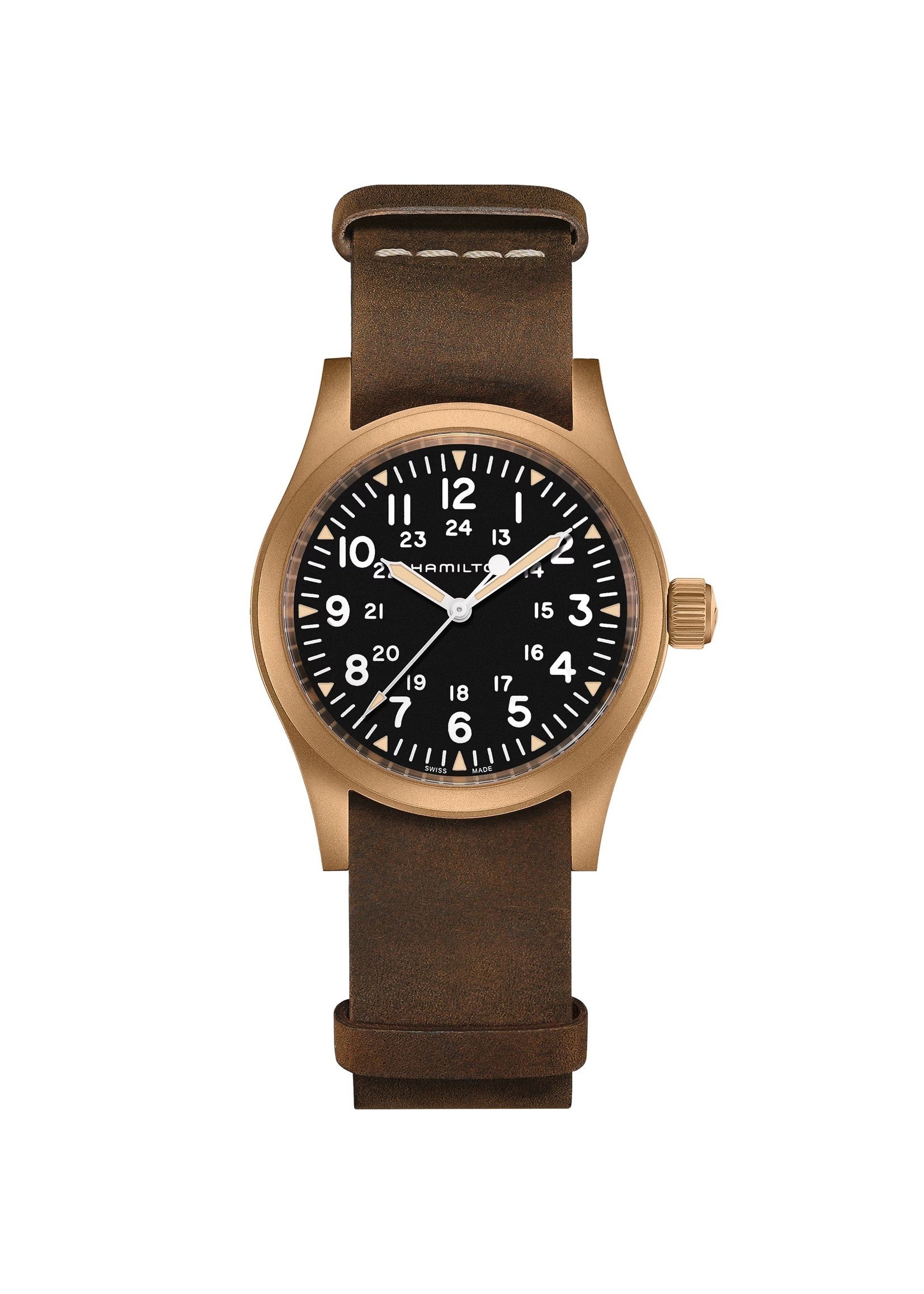 HAMILTON H69459530 Khaki Field Mechanical Bronze Black dial 38MM