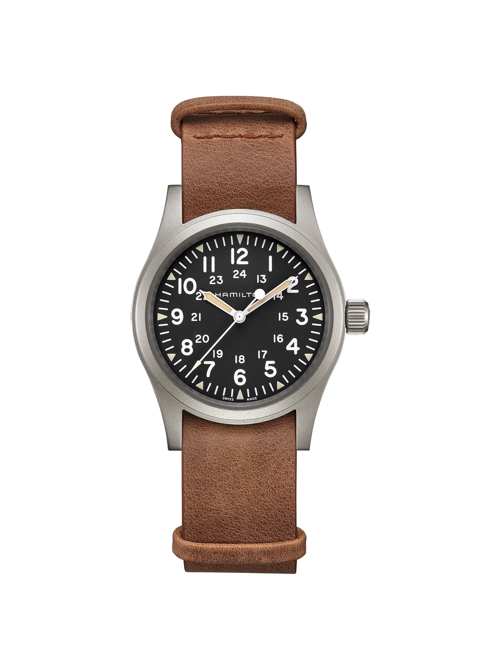 HAMILTON H69439531 Hamilton Khaki Field Hand Wind Black Dial 38MM