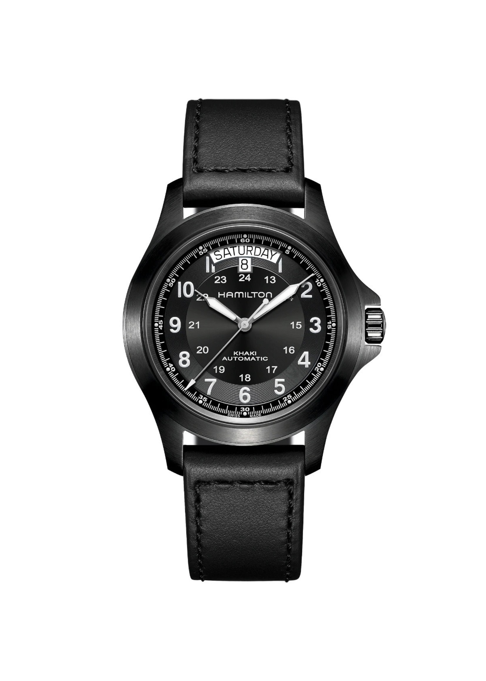 HAMILTON H64465733 Hamilton Khaki Field King Automatic Black Dial 40MM