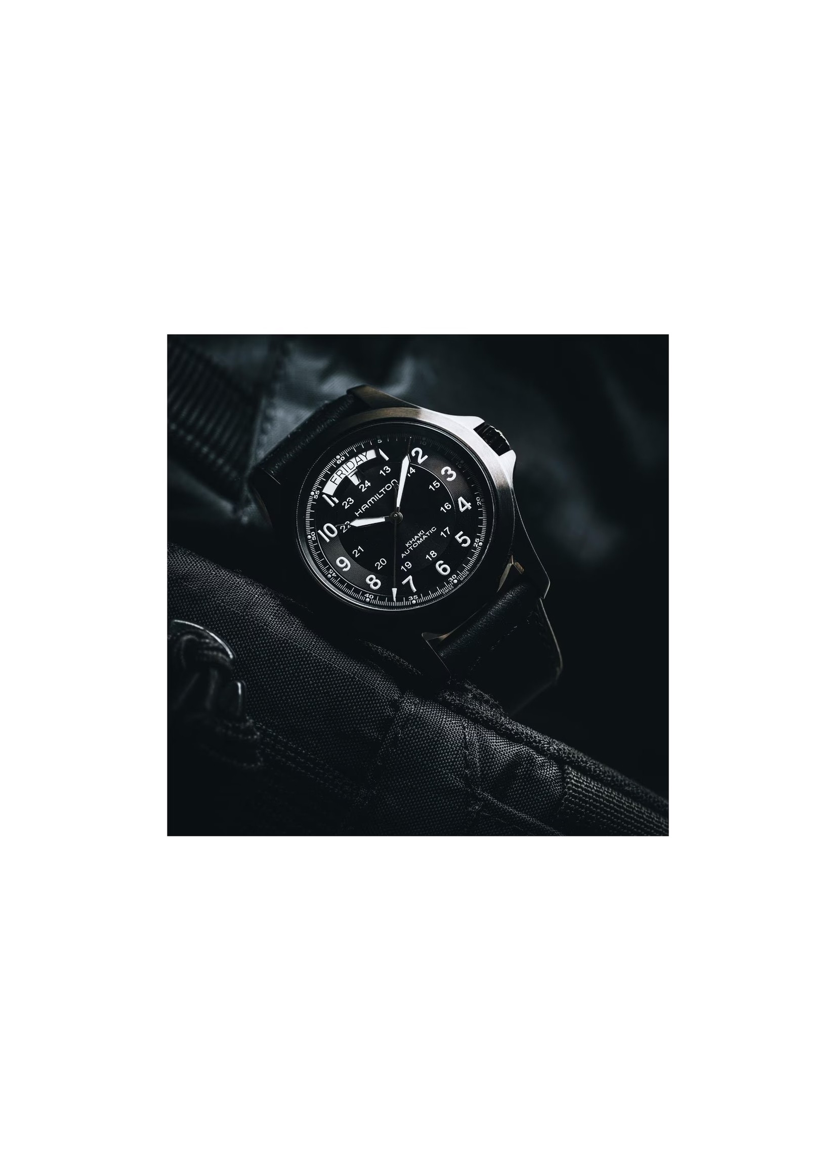 HAMILTON H64465733 Hamilton Khaki Field King Automatic Black Dial 40MM