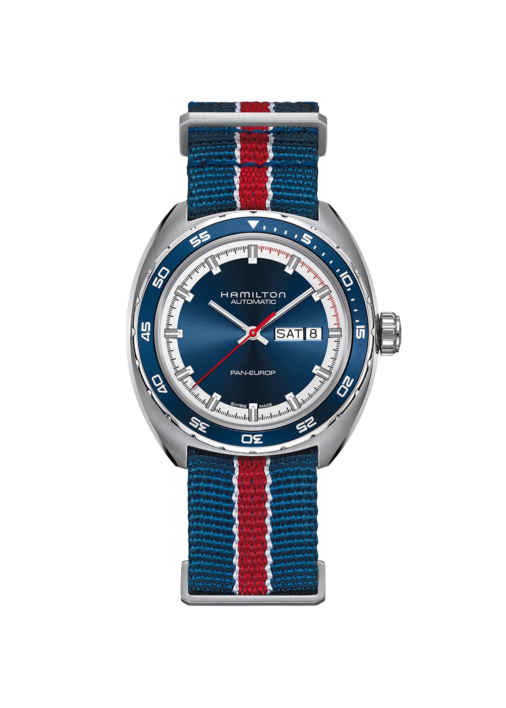 HAMILTON H35405741 American Classic Pan Europ Day Date Auto 42MM