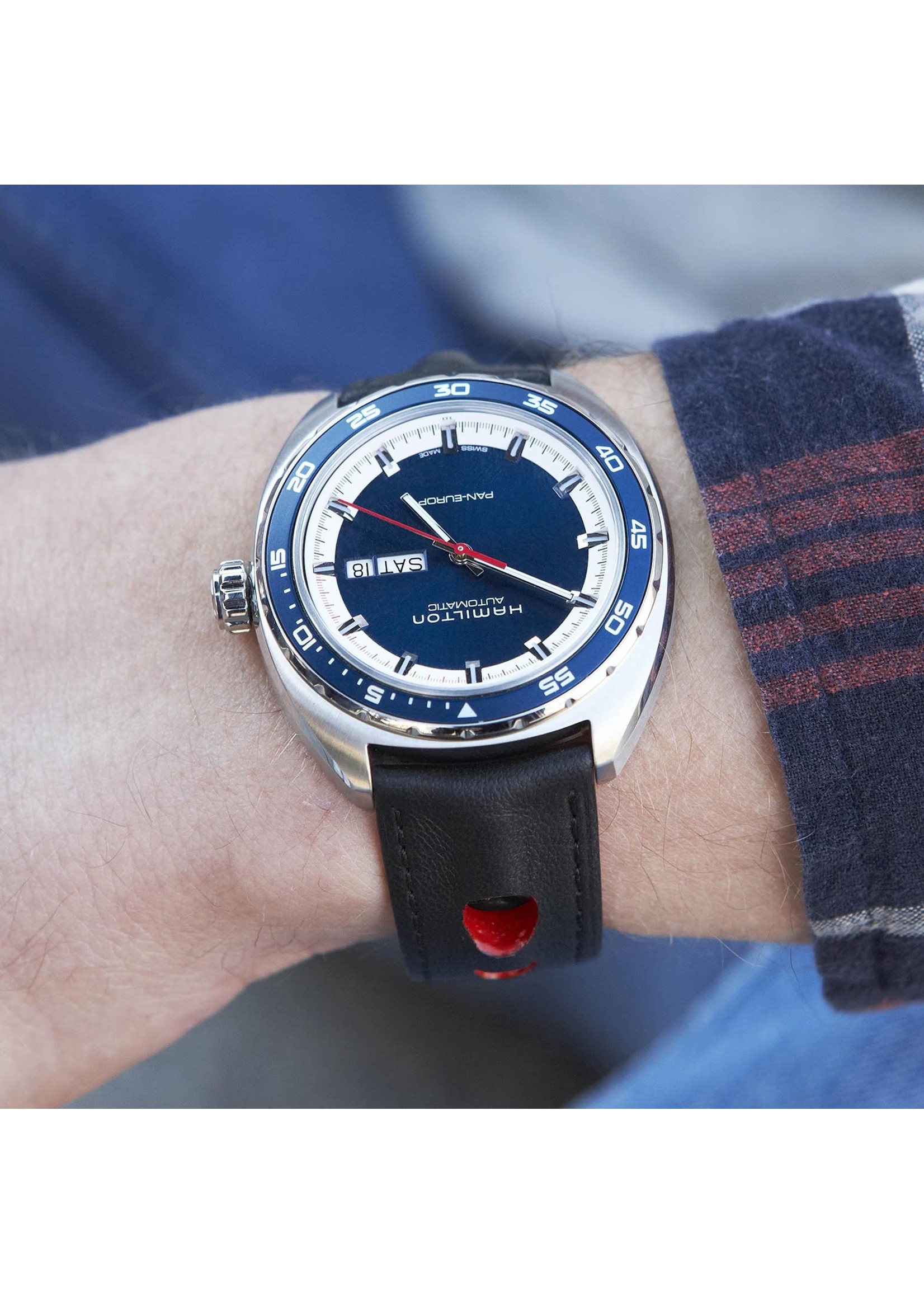 HAMILTON H35405741 American Classic Pan Europ Day Date Auto 42MM