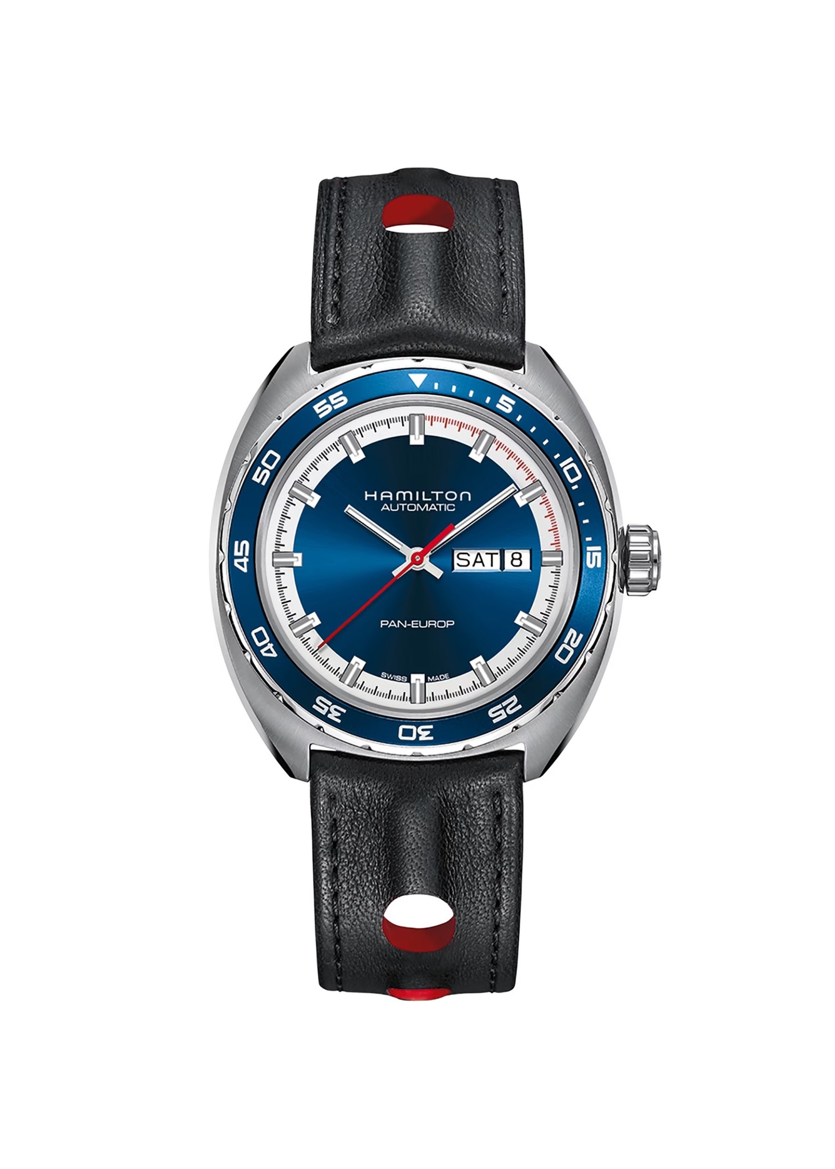 HAMILTON H35405741 American Classic Pan Europ Day Date Auto 42MM