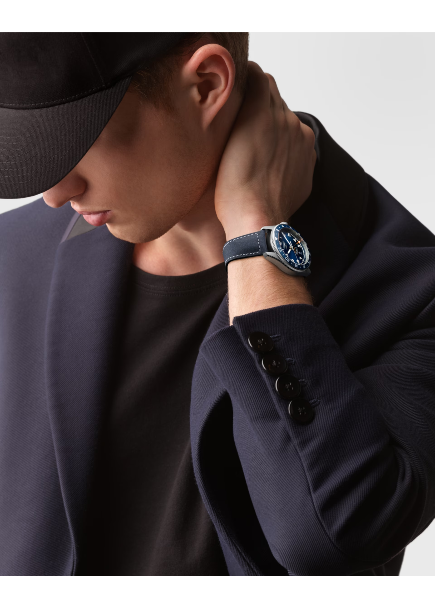 LONGINES L38124932 Longines Spirit Zulu Times Blue 42mm