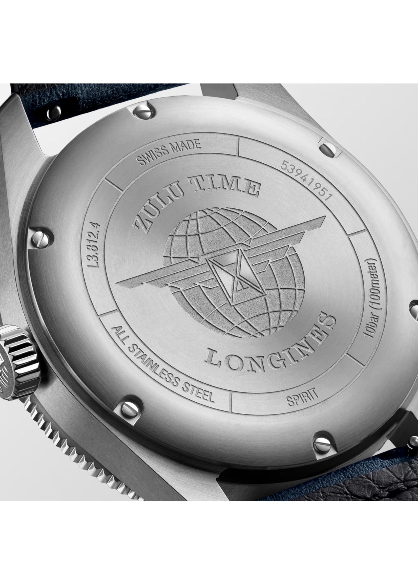 LONGINES L38124932 Longines Spirit Zulu Times Blue 42mm