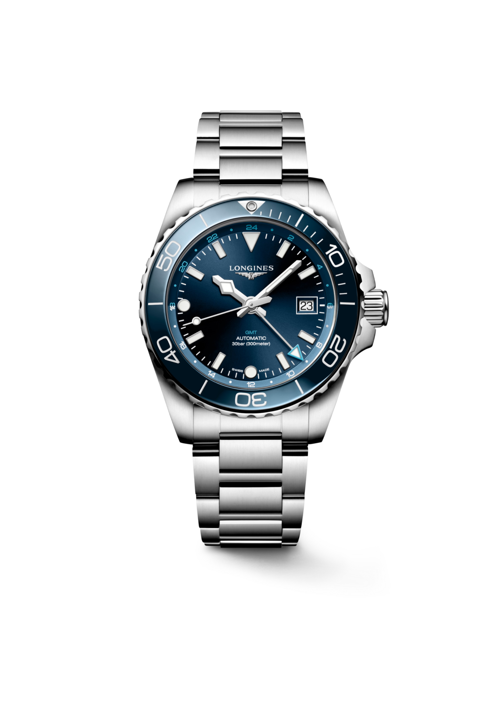 LONGINES L37904966 The New Longines Hydroconquest GMT