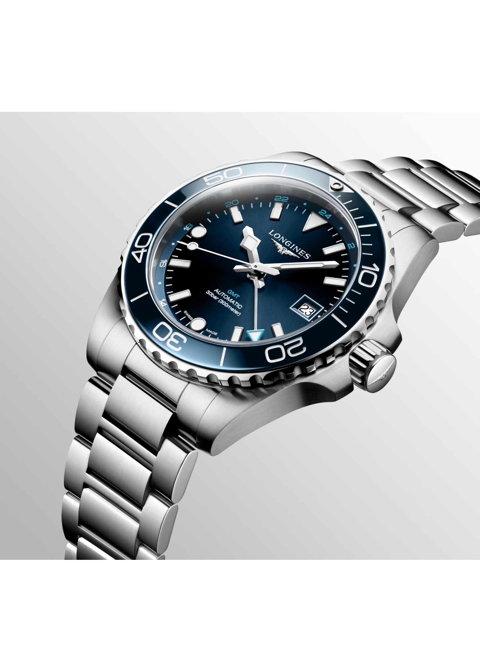 LONGINES L37904966 The New Longines Hydroconquest GMT