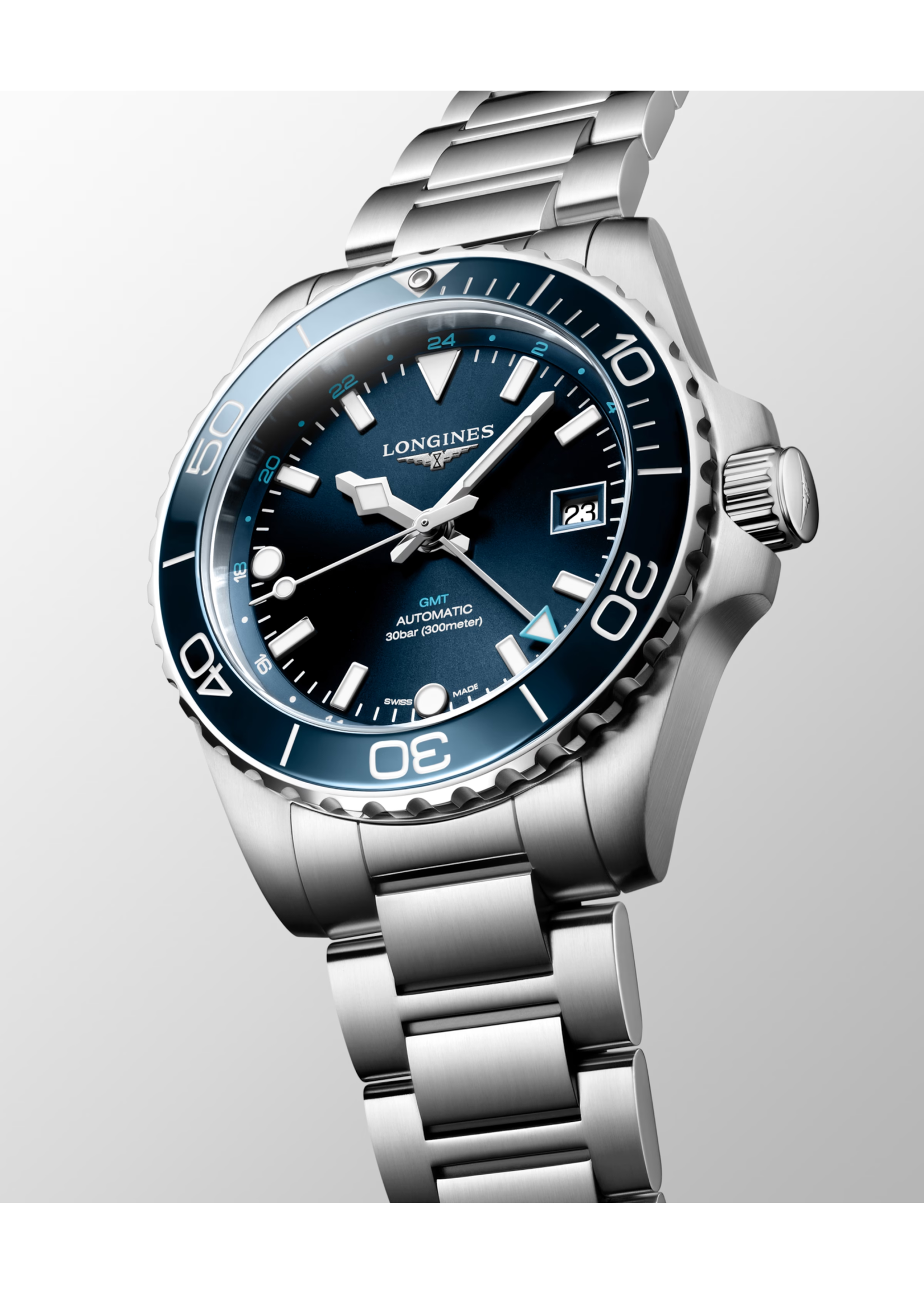 LONGINES L37904966 The New Longines Hydroconquest GMT