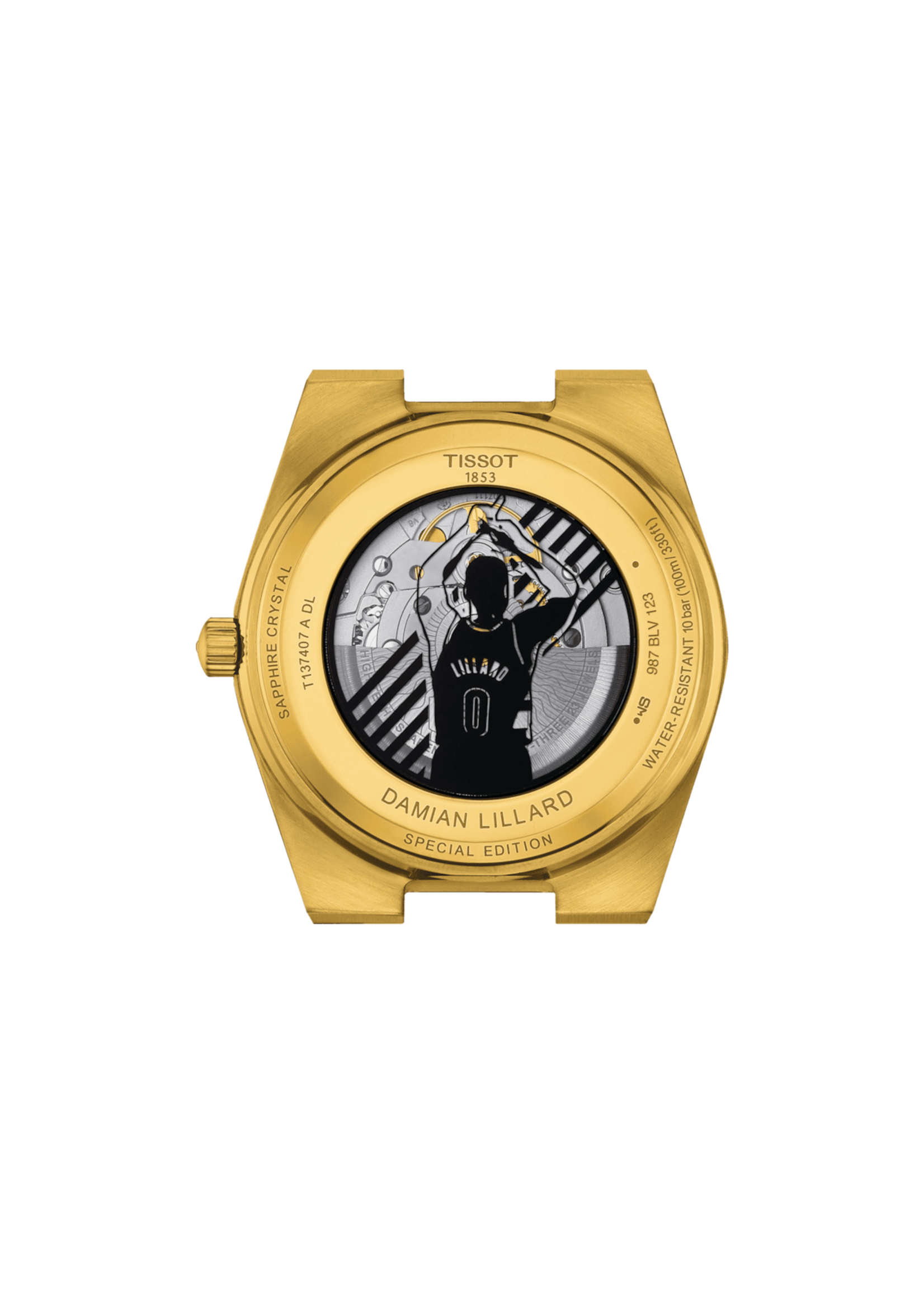 TISSOT T1374073305100 TISSOT PRX POWERMATIC 80 DAMIAN LILLARD SPECIAL EDITION
