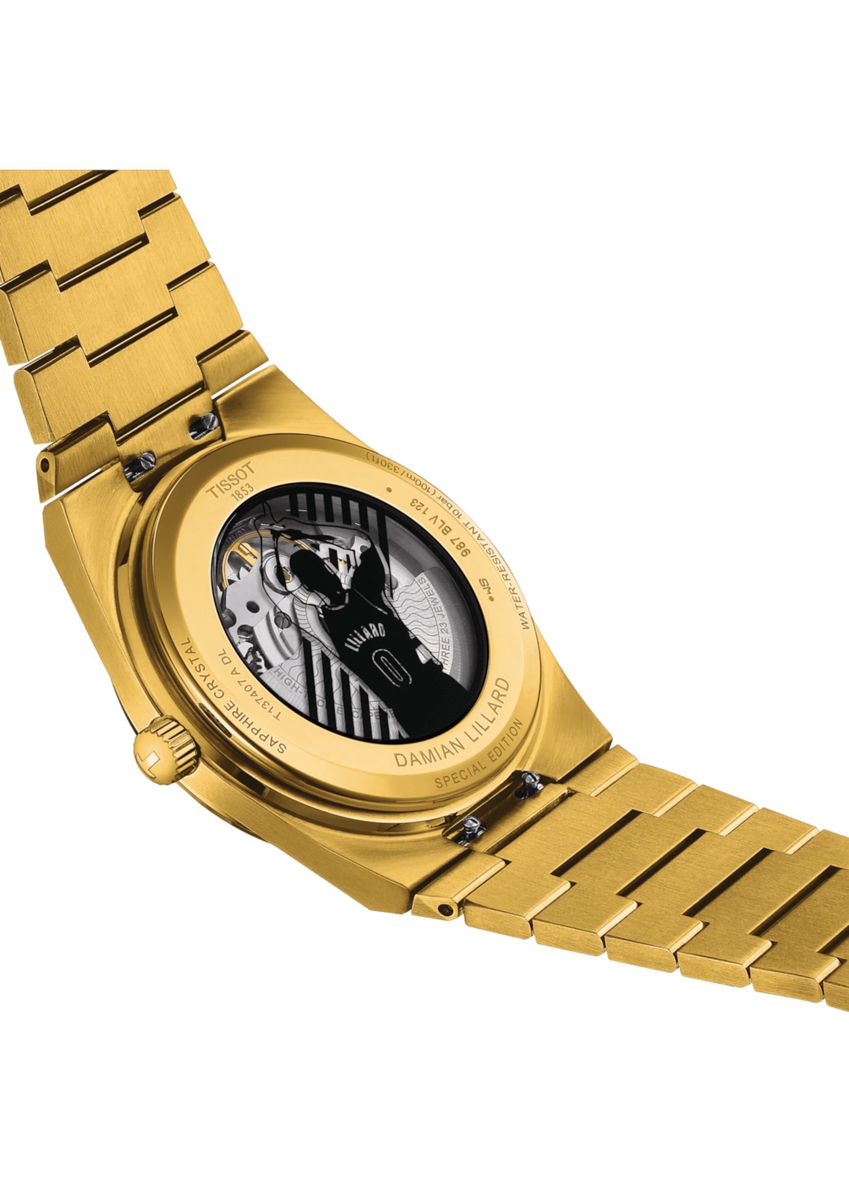 TISSOT T1374073305100 TISSOT PRX POWERMATIC 80 DAMIAN LILLARD SPECIAL EDITION