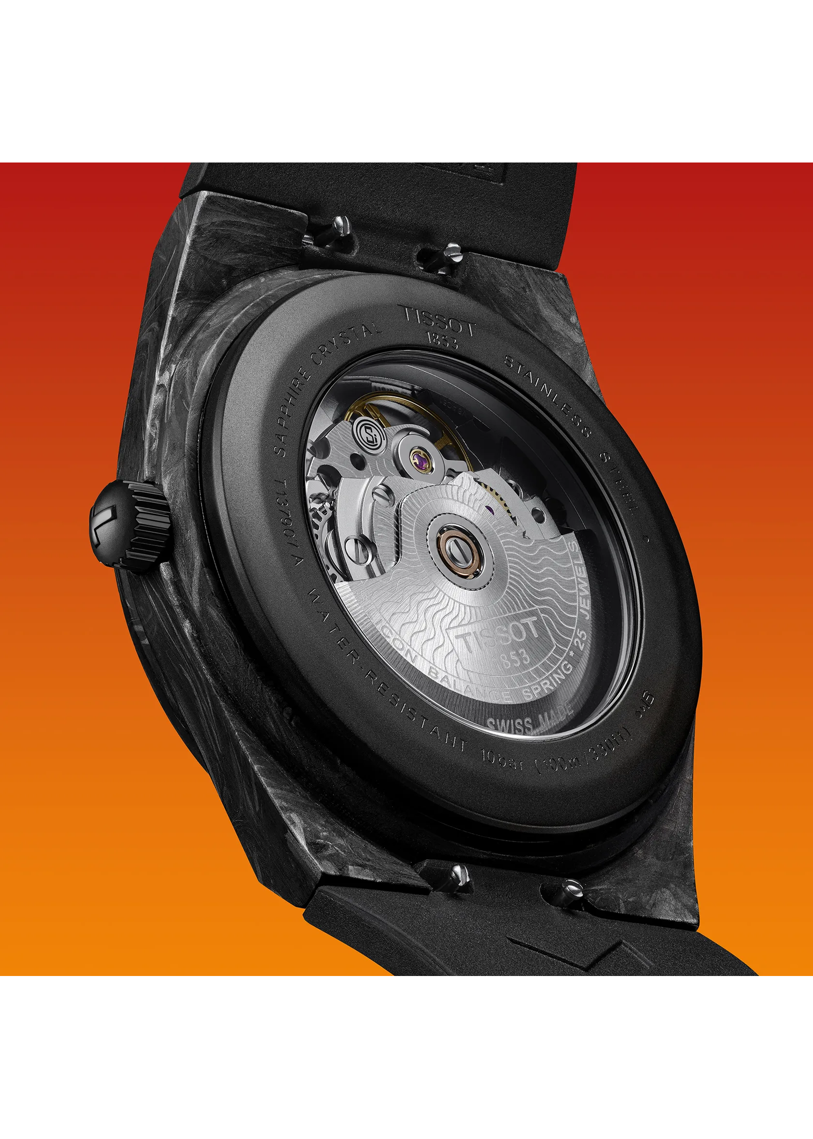 TISSOT T1379079720100 Tissot PRX Powermatic 80 40mm Carbon