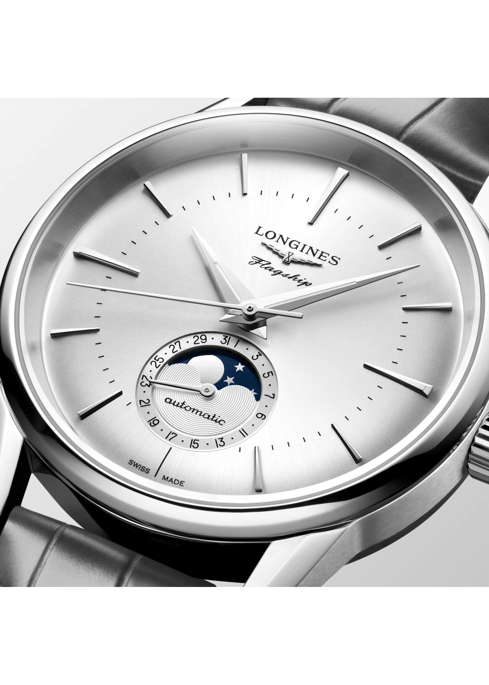 LONGINES L48154722 FLAGSHIP HERITAGE MOONPHASE 38.5MM