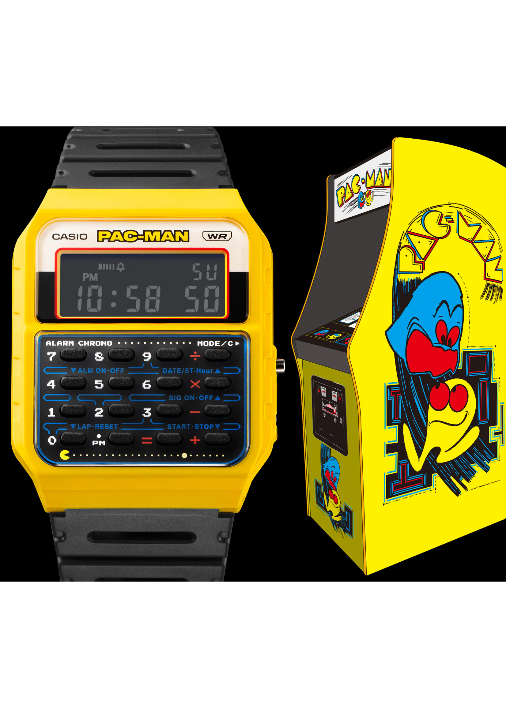 Casio CA-53WPC-1B Casio Casio x PAC-MAN Limited Edition