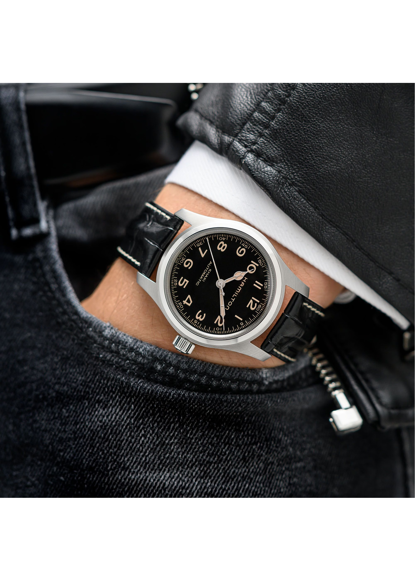 HAMILTON H70605732 Hamilton Khaki Field Murph Auto 42mm Bracelet Bundle