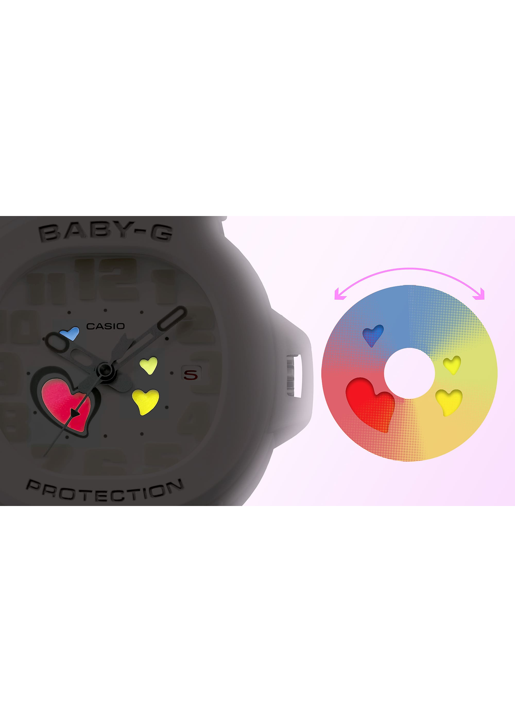 Casio BGA-10-4A CASIO PLAYFUL HEARTS SERIES