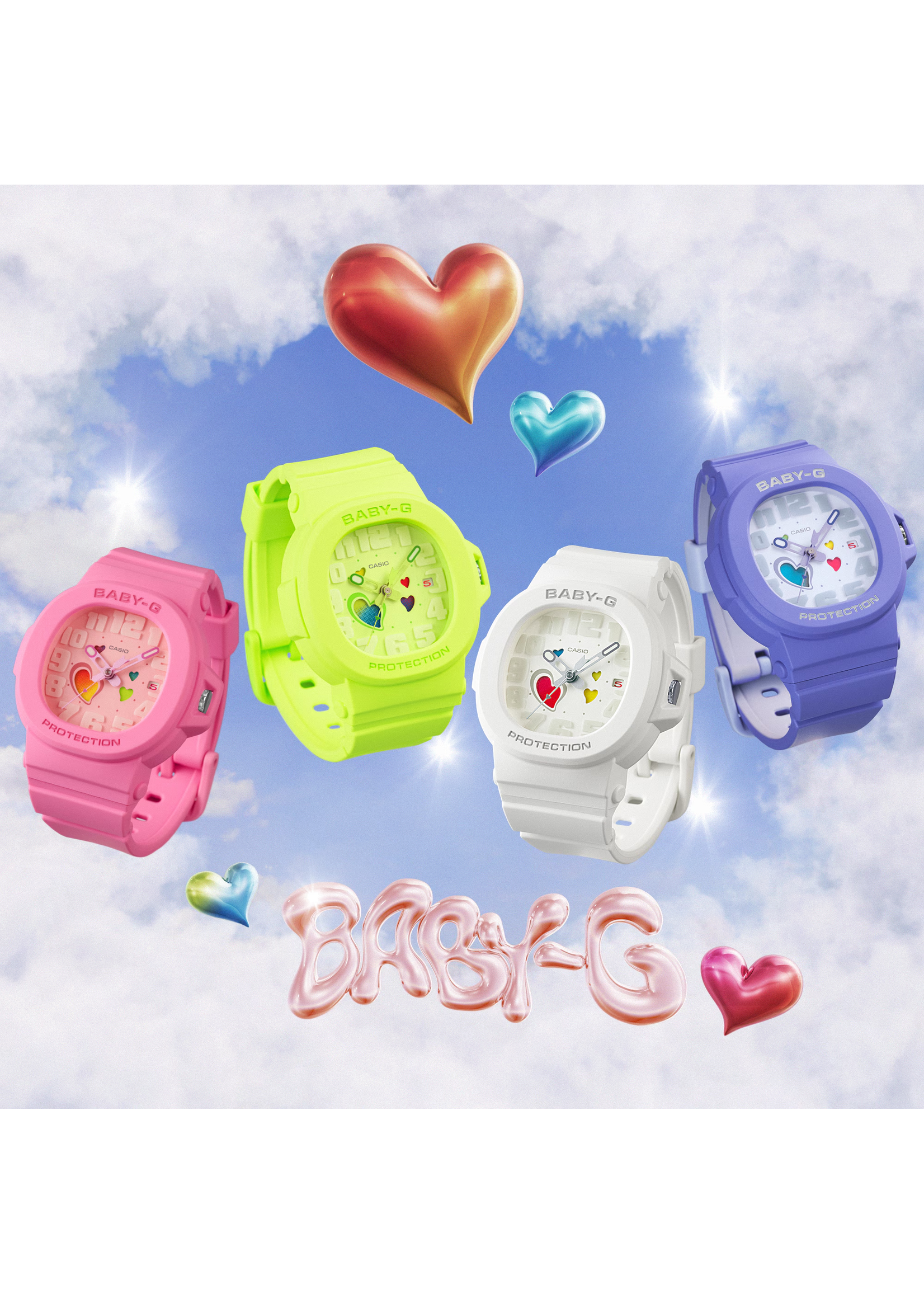 Casio BGA-10-4A CASIO PLAYFUL HEARTS SERIES