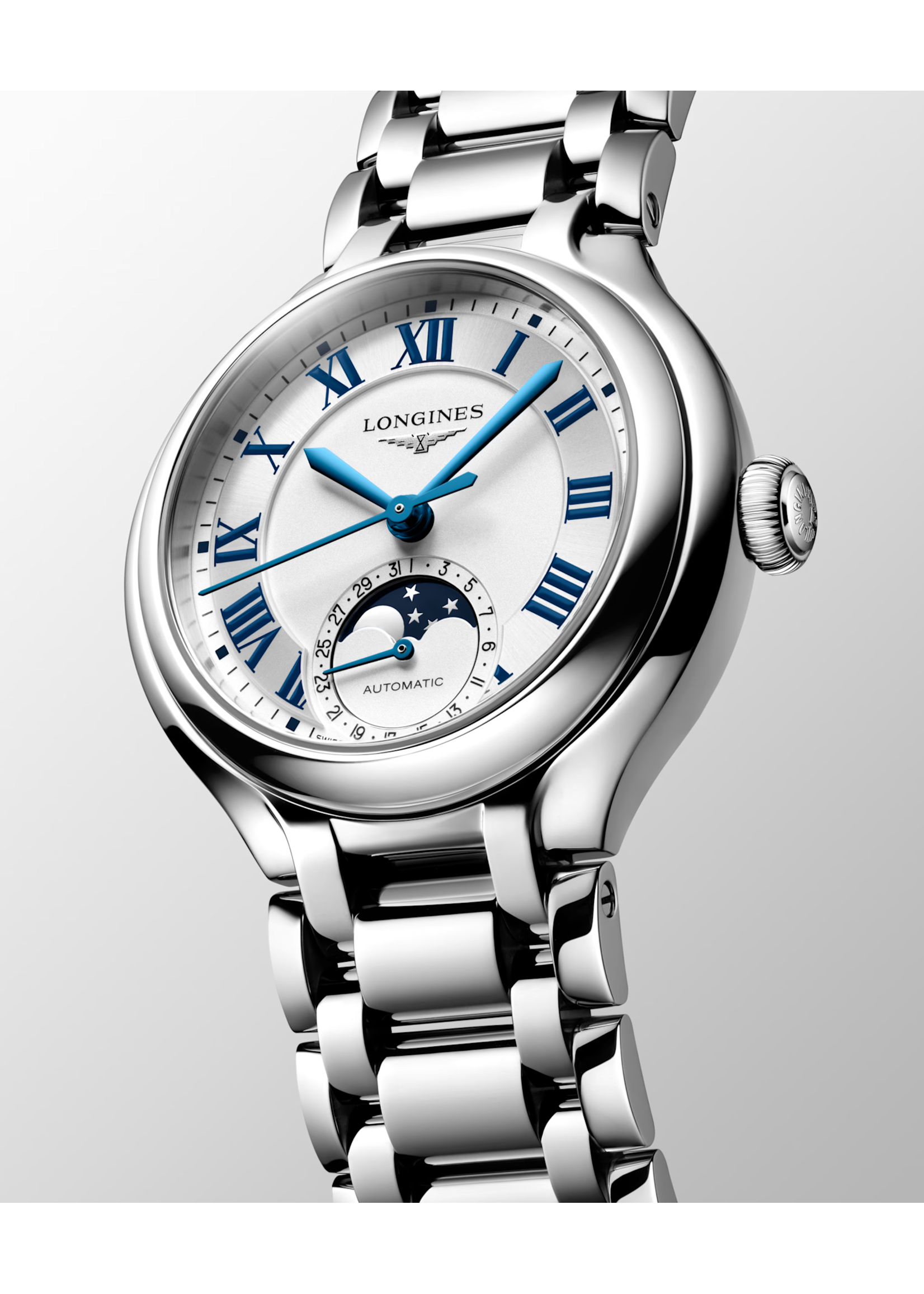 LONGINES L81264716 LONGINES PRIMALUNA MOONPHASE 34MM