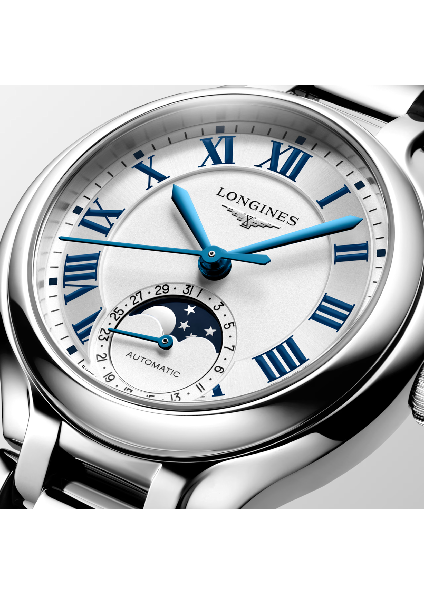 LONGINES L81264716 LONGINES PRIMALUNA MOONPHASE 34MM