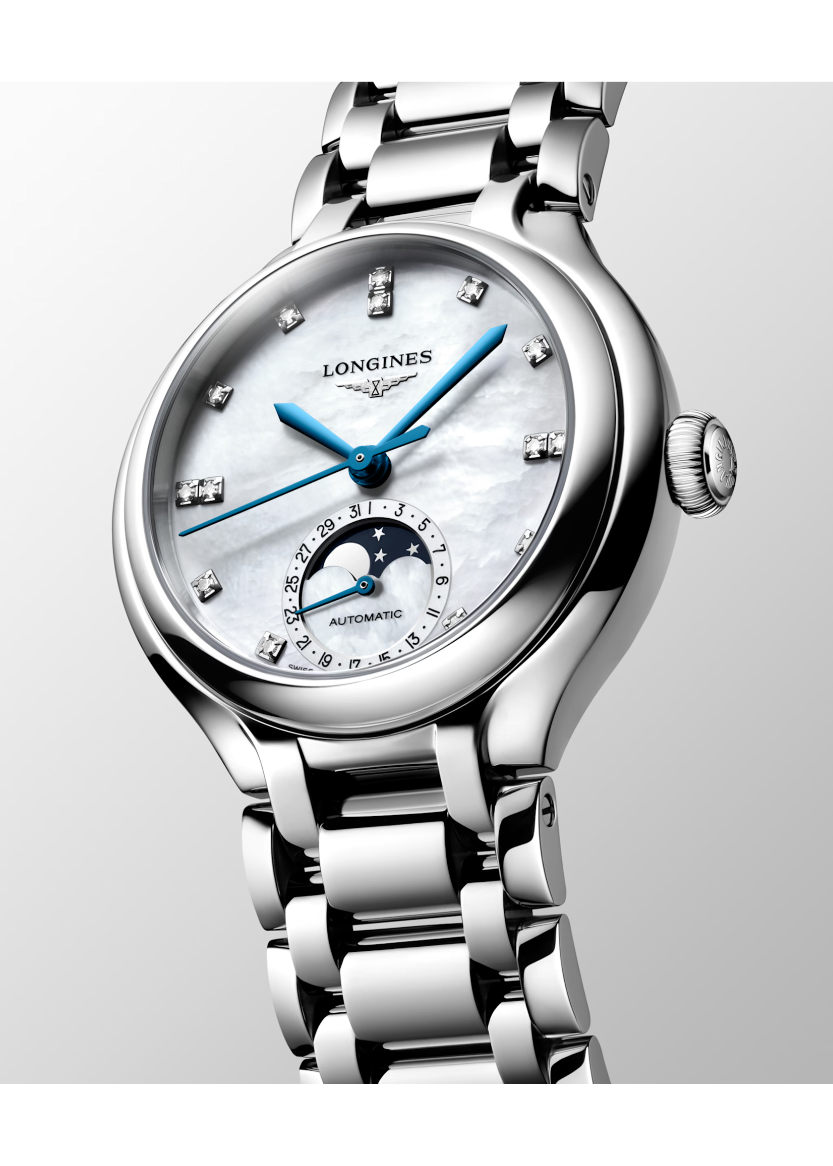 L81264876 LONGINES PRIMALUNA MOONPHASE 34MM