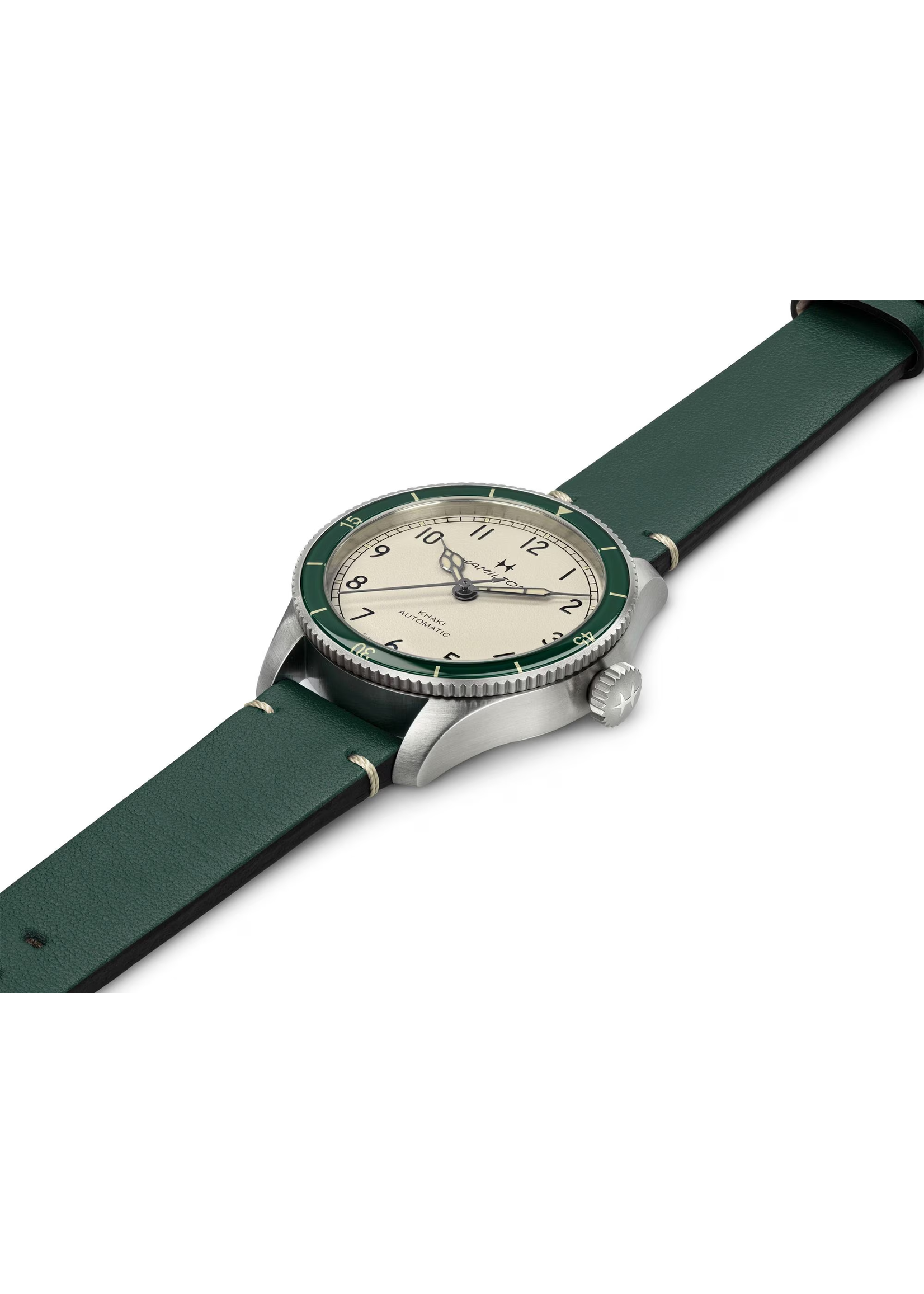 HAMILTON H76255810 New Khaki Aviation Pilot Pioneer 38mm