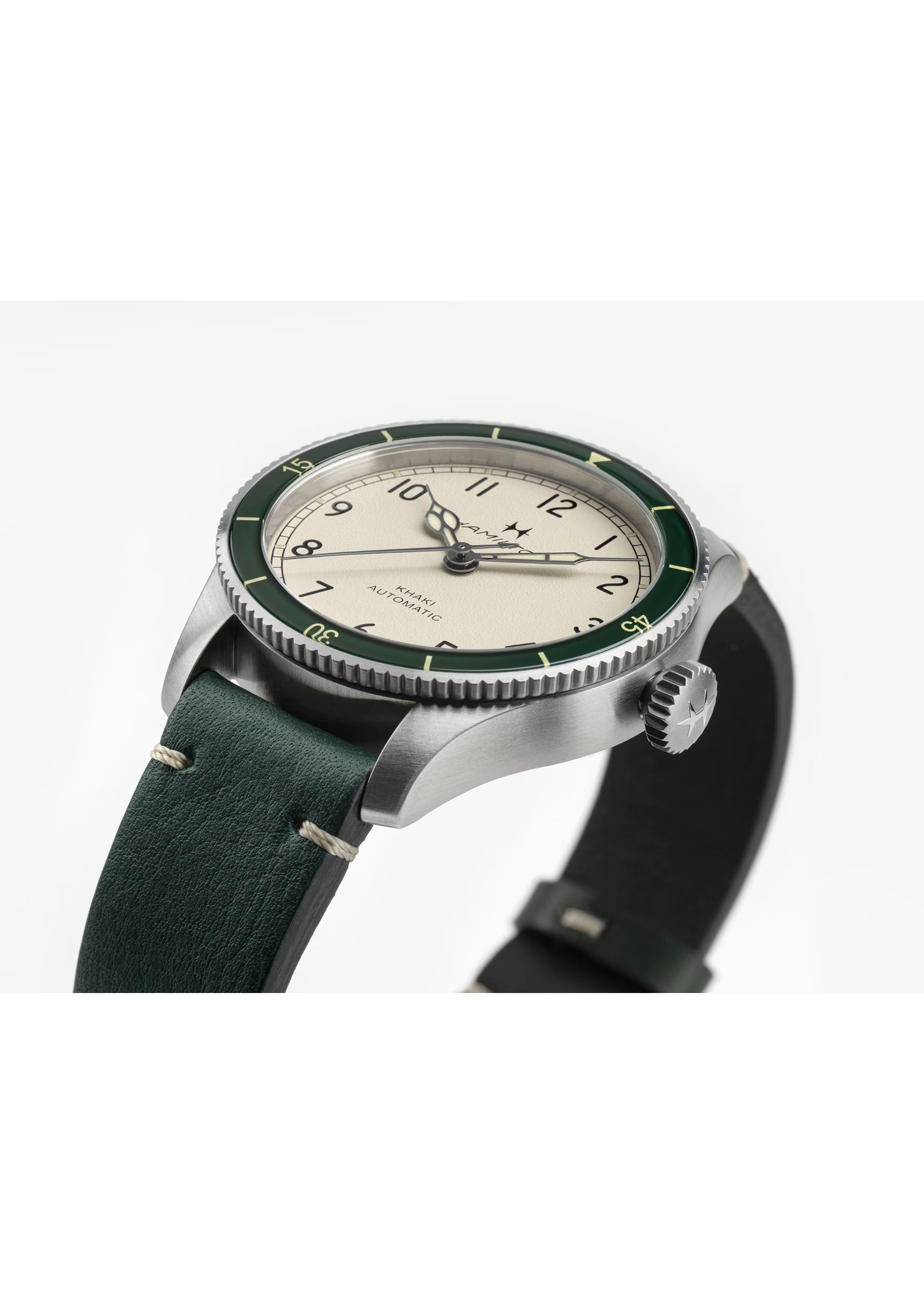 HAMILTON H76255810 New Khaki Aviation Pilot Pioneer 38mm