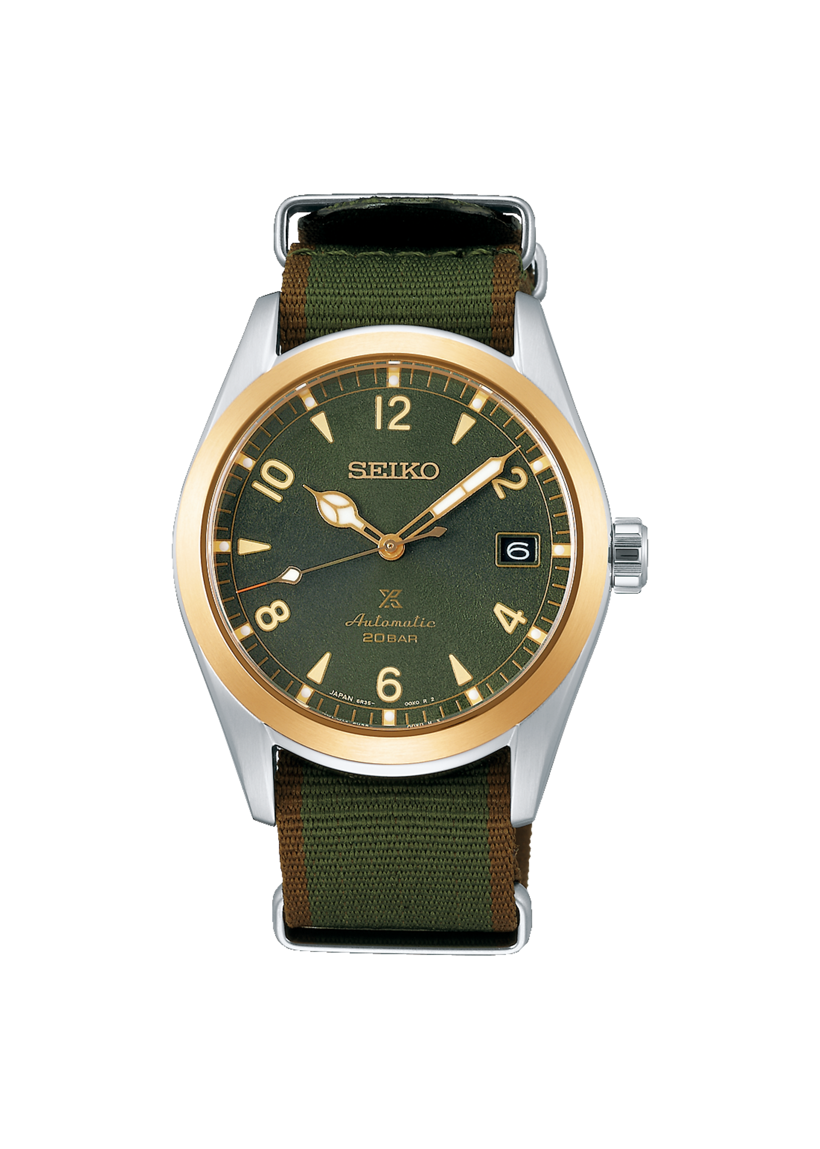 SEIKO SPB212J1 Seiko Alpinist Khaki Green