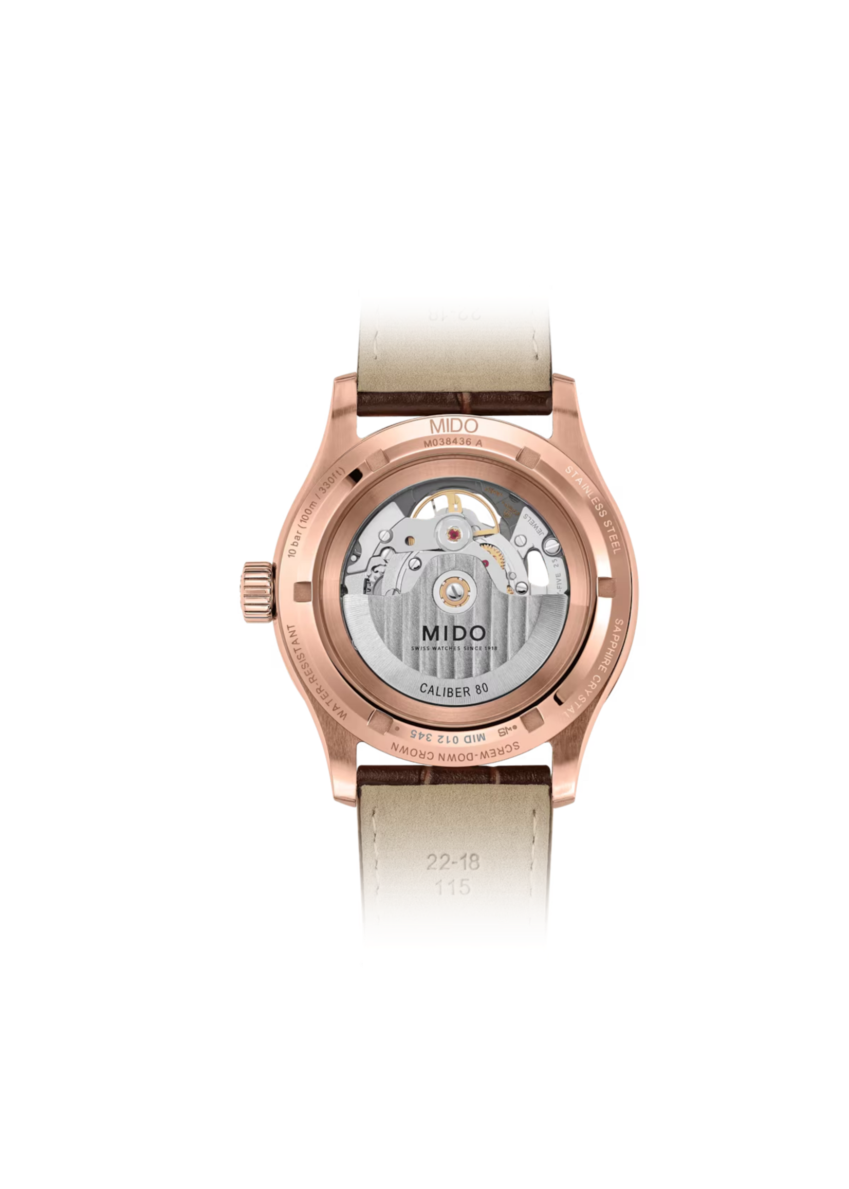 MIDO M0384363606100 MIDO Multifort Skeleton Vertigo (42MM)