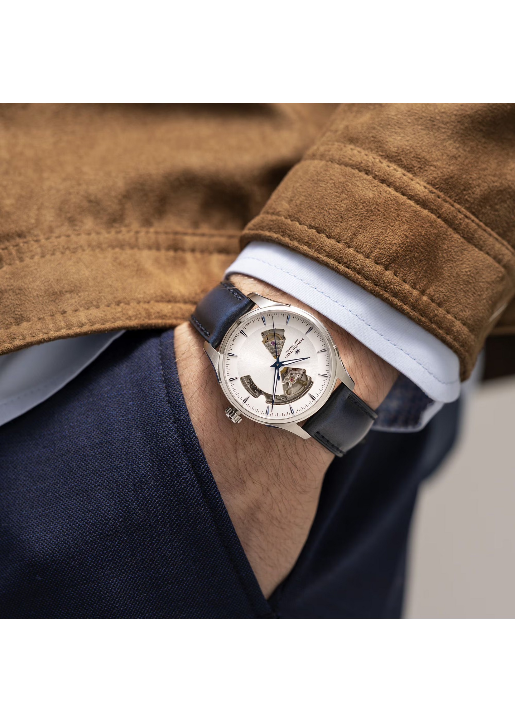 HAMILTON H32675650  HAMILTON Jazzmaster Open Heart Auto 40MM