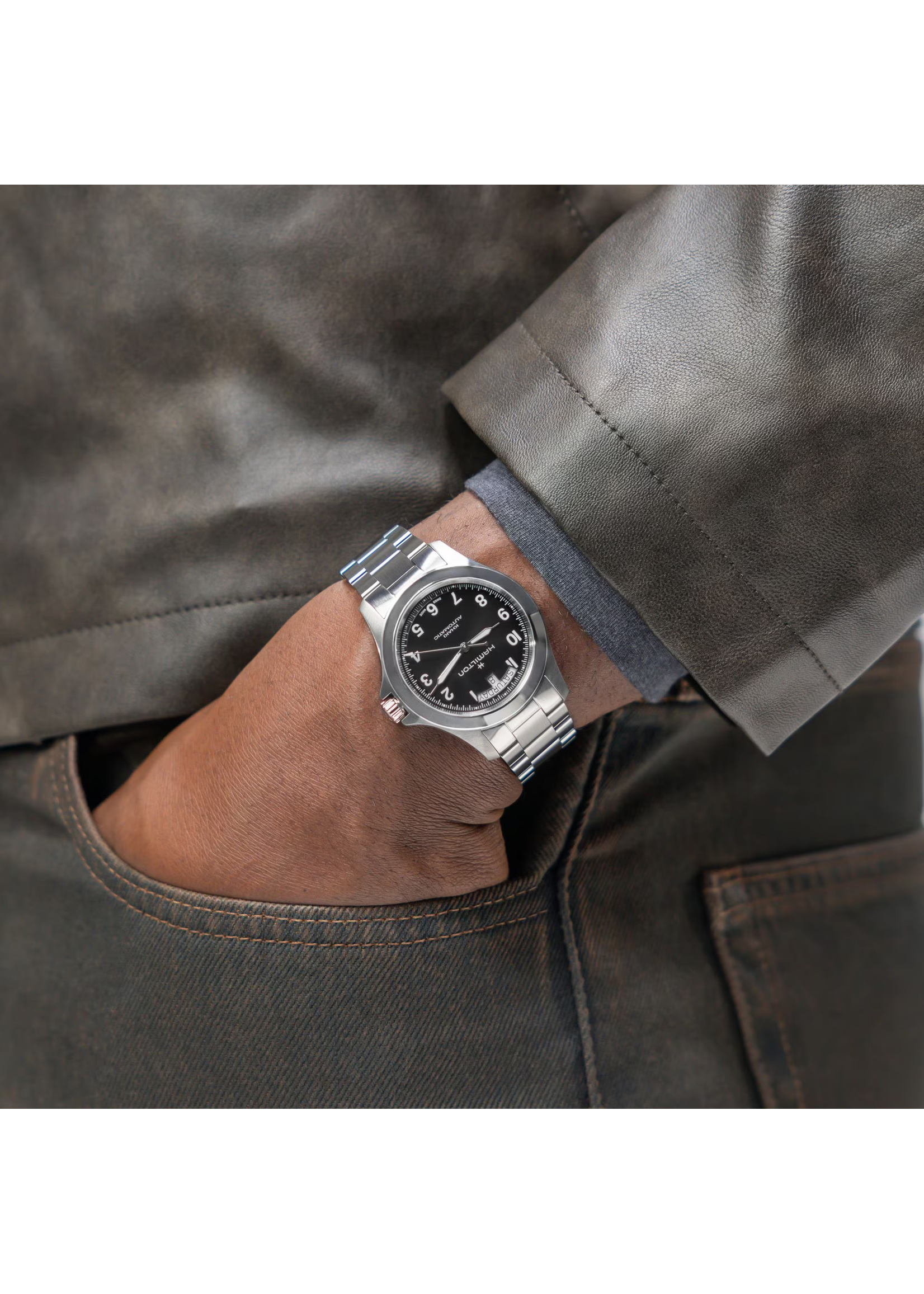 HAMILTON H64475131 HAMILTON Khaki Field King Day-Date 40mm