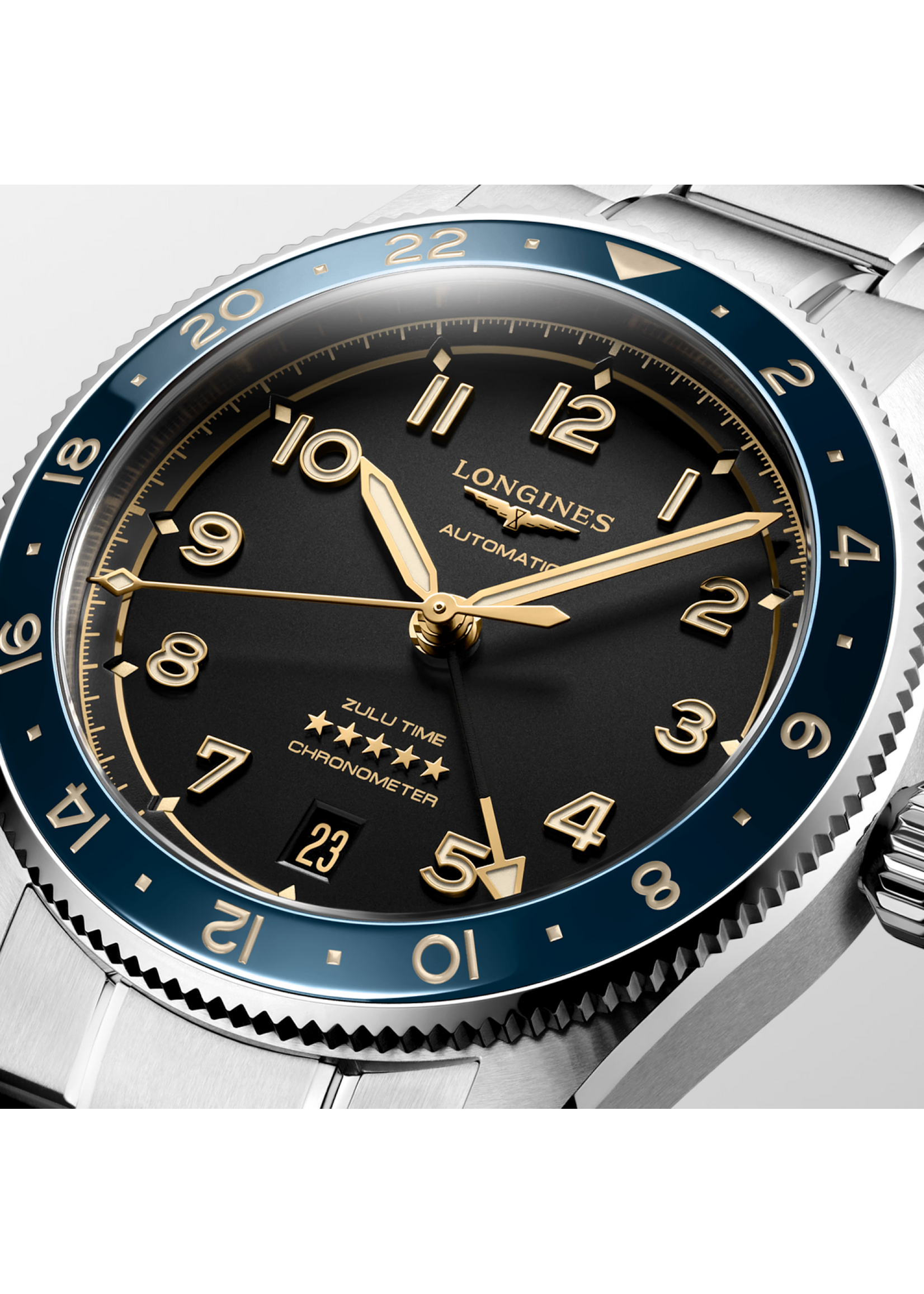 LONGINES L38024606 LONGINES SPIRIT ZULU TIME 39MM