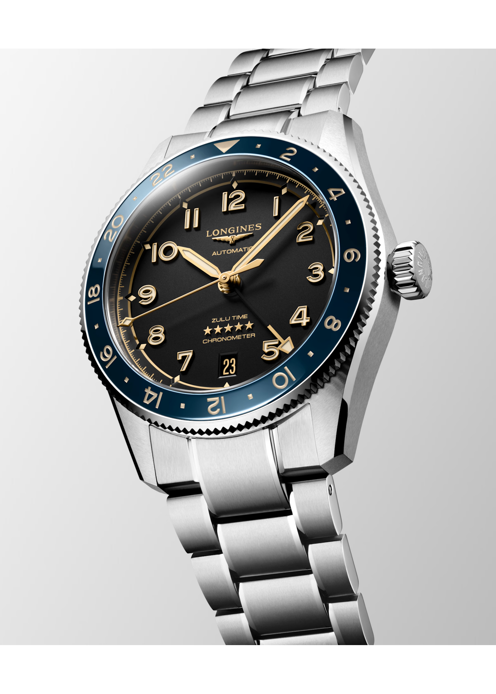 LONGINES L38024606 LONGINES SPIRIT ZULU TIME 39MM