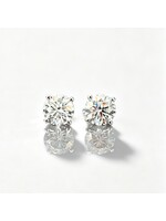 Oceans Eternal Solis Diamond Platinum Ear Studs 2CT