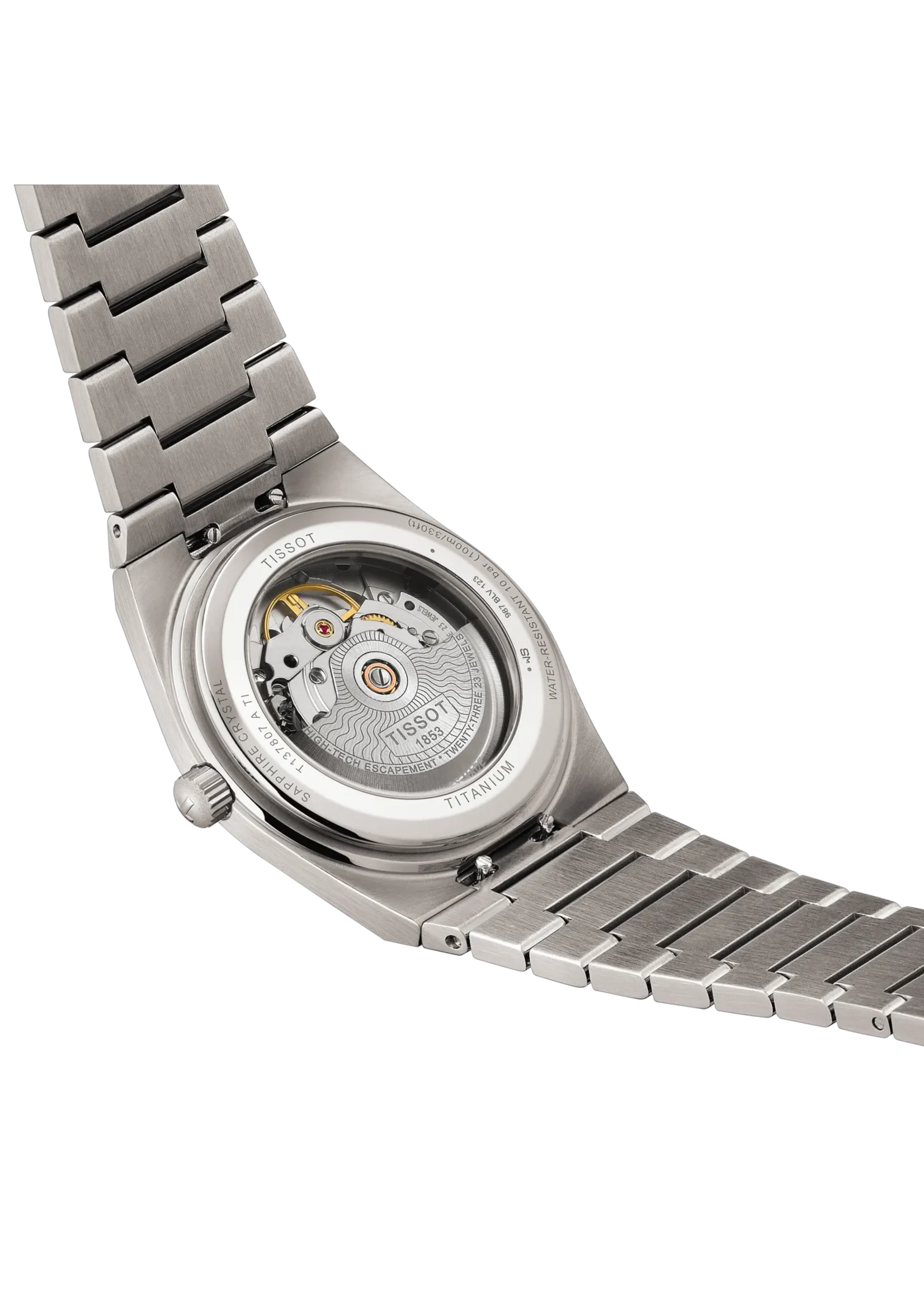 TISSOT T1378074406100  Tissot PRX Titanium 38mm