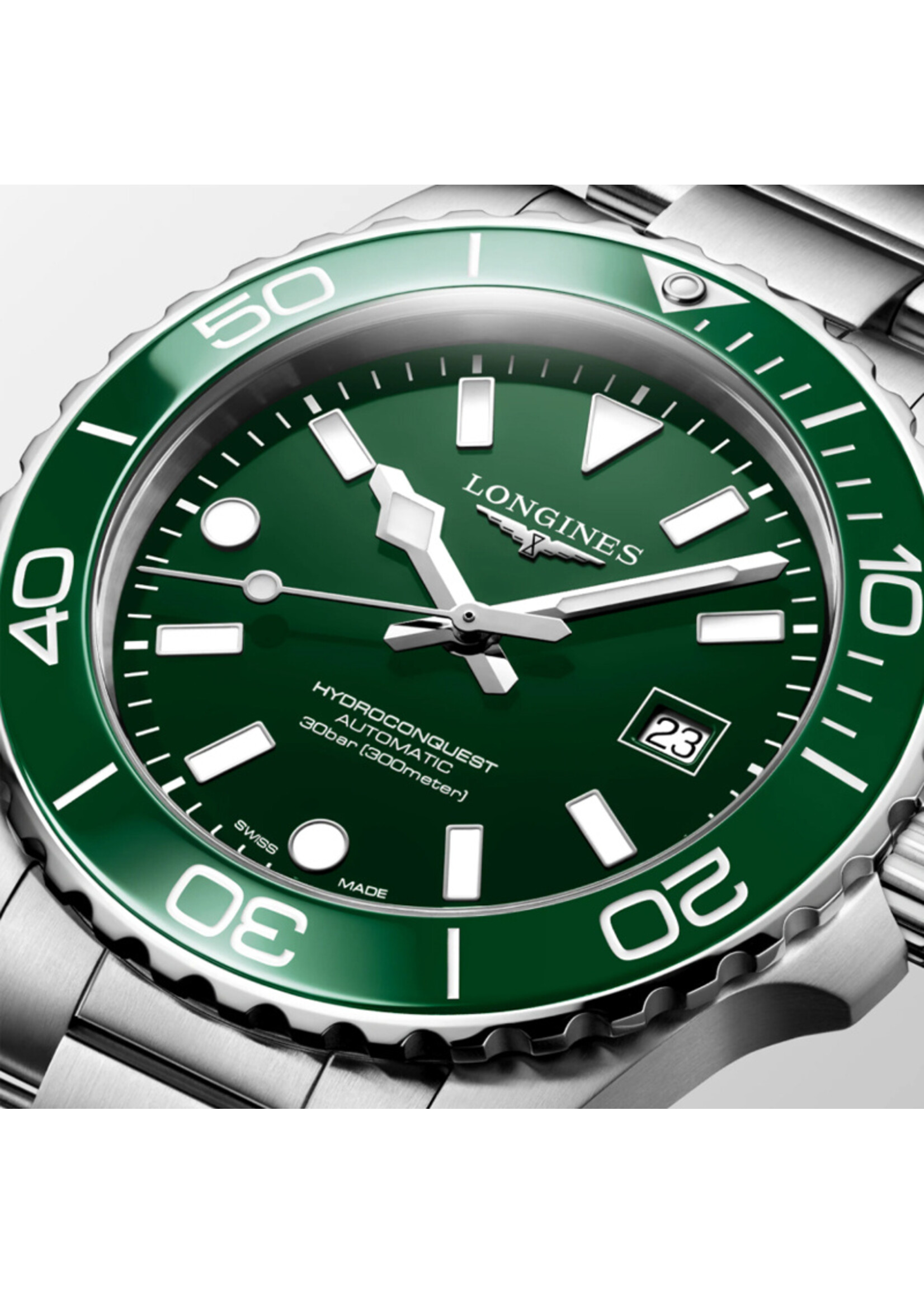 LONGINES L37884066 Hydro Conquest 42mm Green