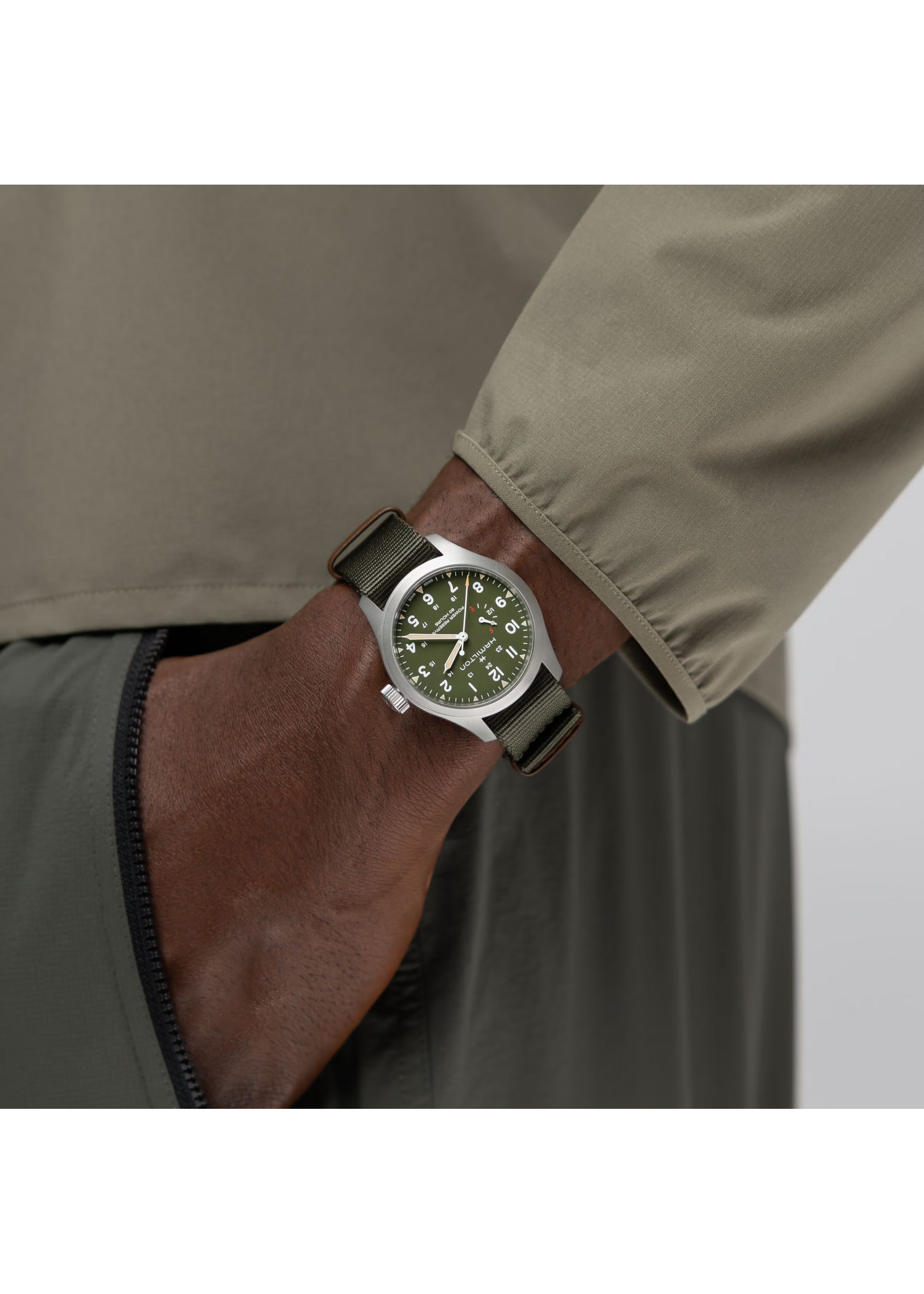 HAMILTON H69509960 HAMILTON Khaki Field Power Reserve 40mm