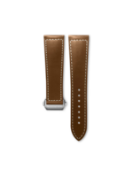 LONGINES L682165904 LONGINES Semi matt beige calf leather strap