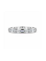Oceans The Élan Baguette Eternity Band