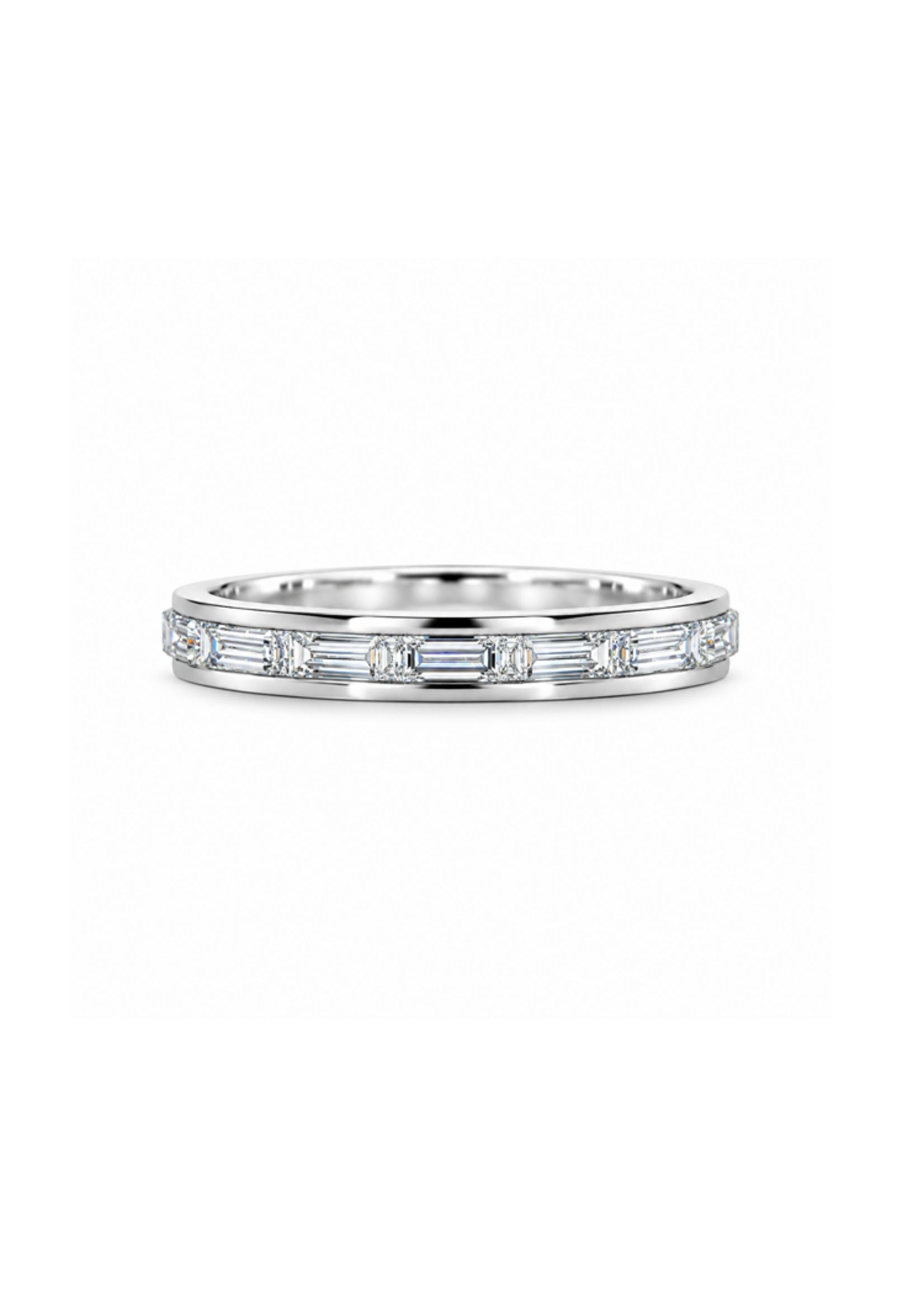 Oceans The Élan Baguette Eternity Band