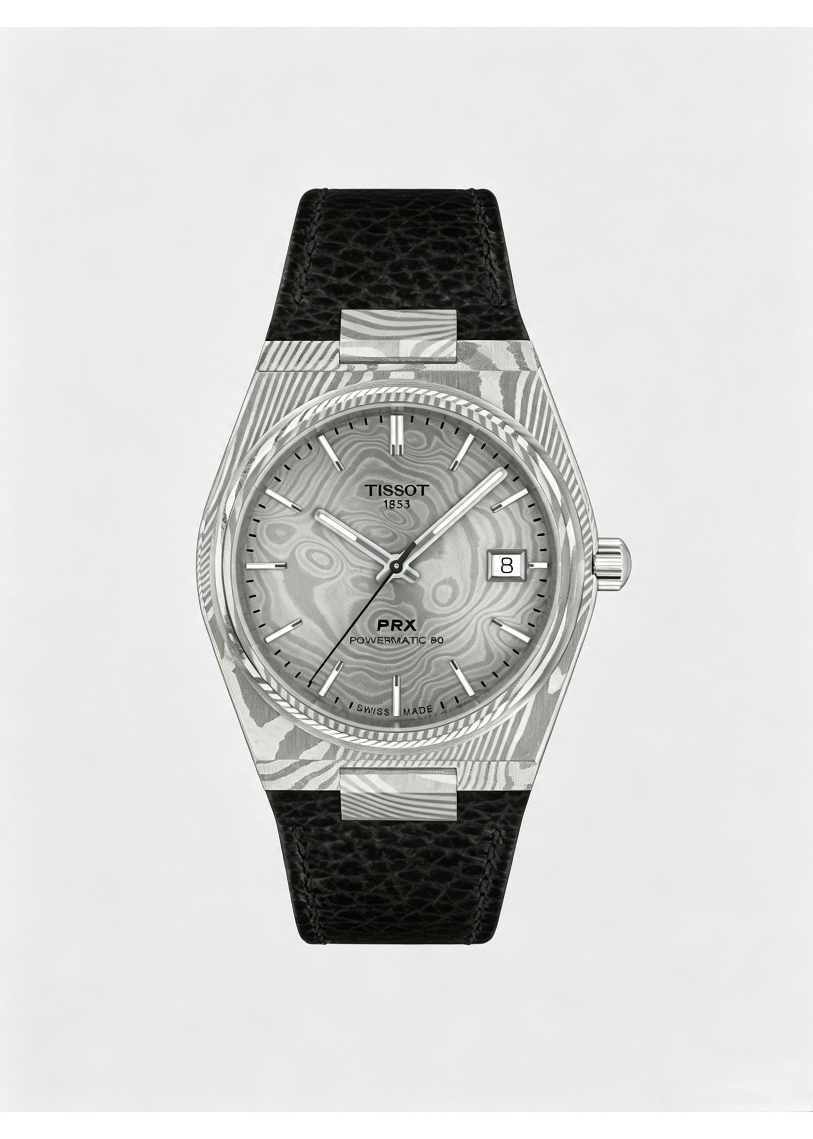 TISSOT T1378079608100 Tissot PRX Damascus Steel 38mm