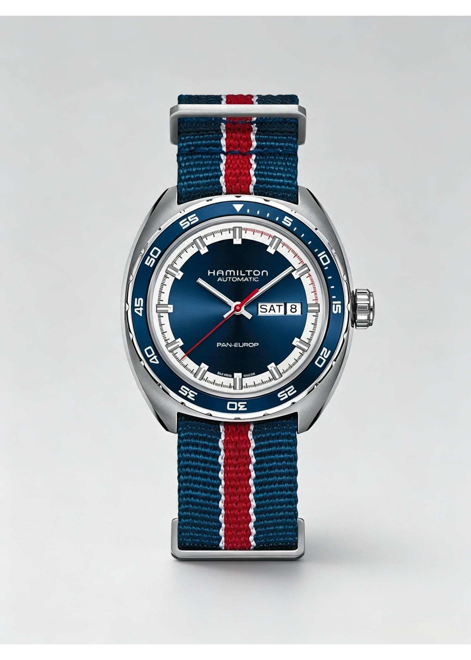 HAMILTON H35405741 American Classic Pan Europ Day Date Auto 42MM