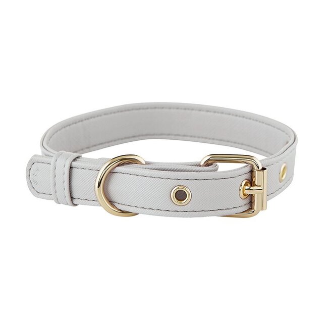 Saffiano Collar - Grey