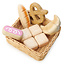 Tender Leaf Toys Bread Basket Wooden Toy