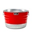 Steel Red Bushel Basket