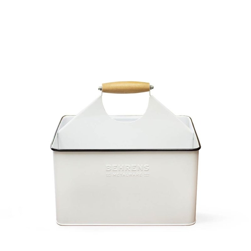 Behrens Square Cleaning Caddy - White