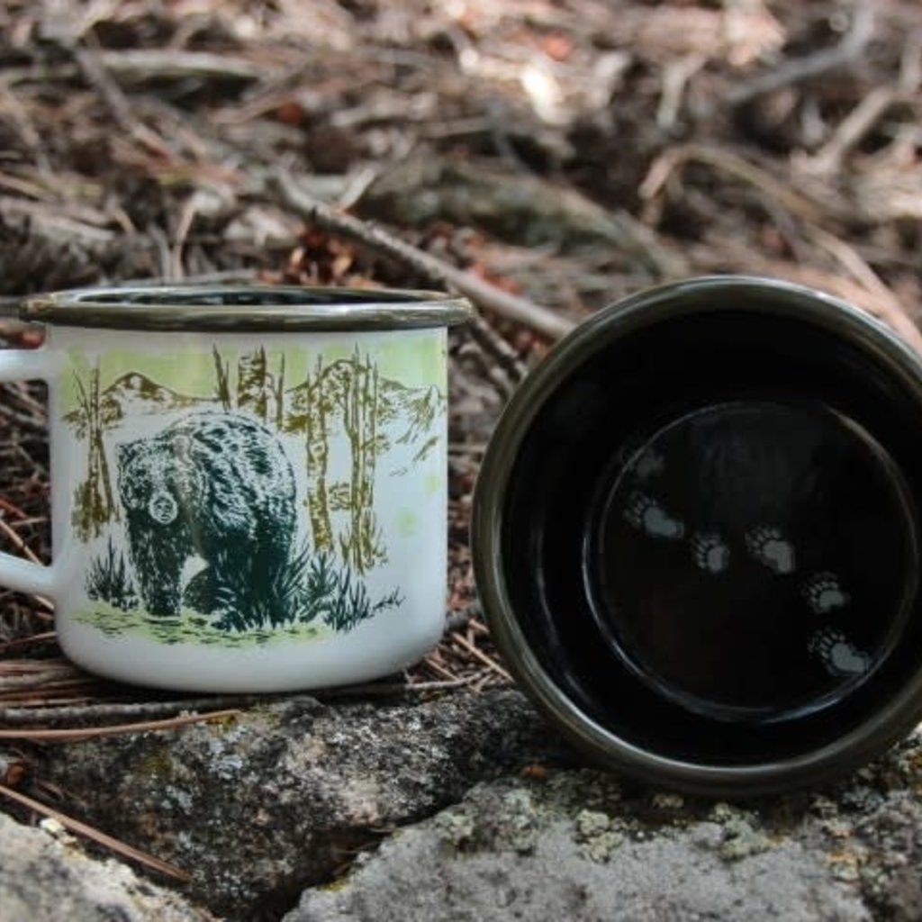 Bear Enamel Mug