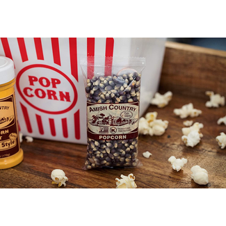 Amish Country Popcorn 4 oz Rainbow Popcorn Sample