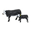 Black Baldy Cow & Calf