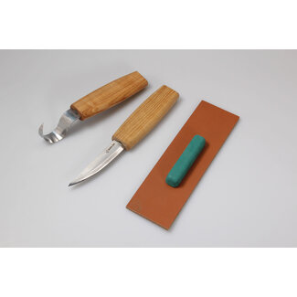 Spoon Carving Tool Set (2 Knives + Acc.)