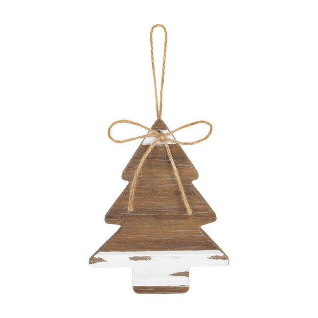 Clearance - Chippy Wood Tree Ornament